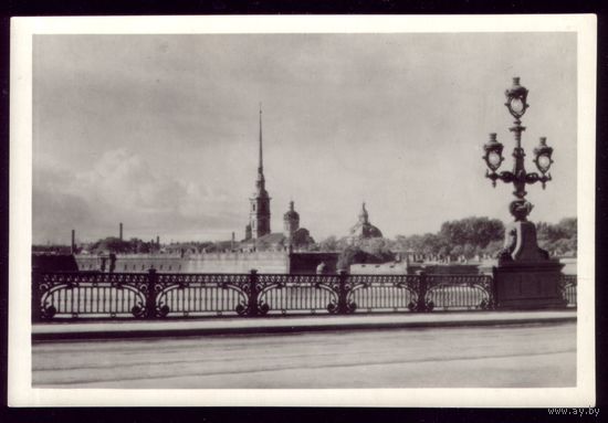 1955 год Ленинград Вид на Петропавловскую