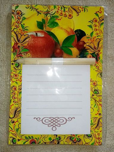 Магнит Блокнотик блок для записей Магнитик на холодильник