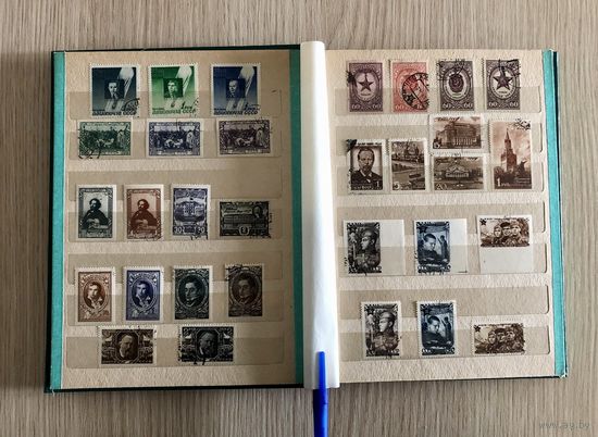 Альбом А5 с гашеными марками Царская Россия, РСФСР, СССР до 1968 г.