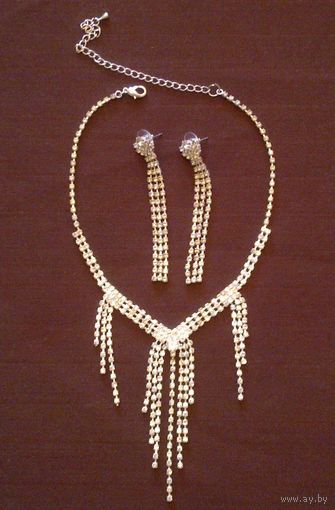 Колье и серьги комплект