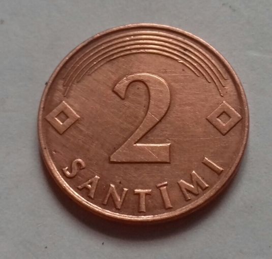 2 сантима, Латвия 2000 г.