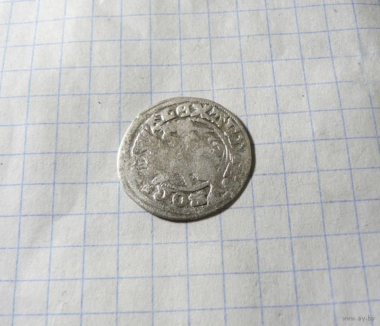 Полугрош Александр Ягеллончик (1492-1506)   разрыв между Е и крестом