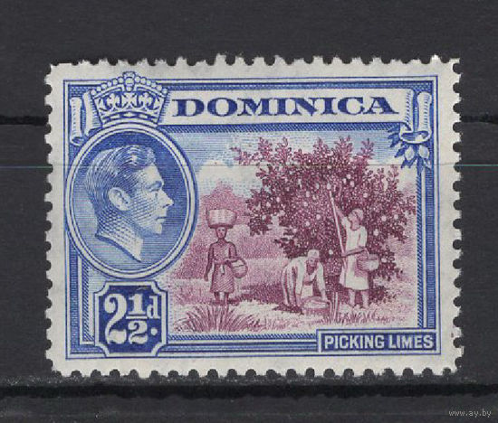 1938 Доминика /Dominica** Сбор лаймов, Георг VI  Mi#97