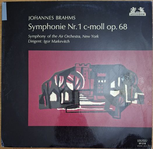 Johannes Brahms / Igor Markevitch, Symphony Of The Air Orchestra, New York – Symphonie Nr. 1 c-moll op. 68