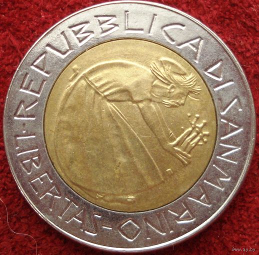 11:  500 лир 1985 Сан-Марино