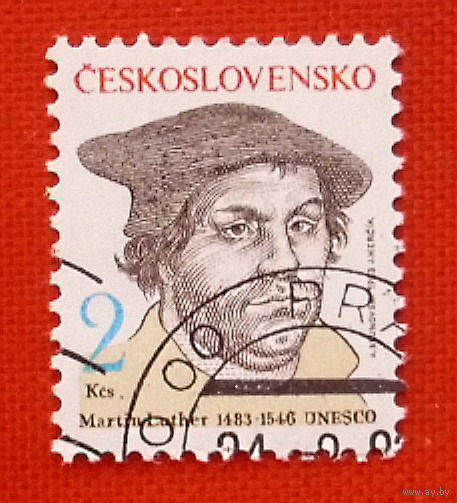 Чехословакия. Известные люди. ( 1 марка ).