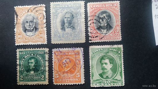 КОСТА РИКА\162ф\ 1900-1907-1910г. Президент. Личности