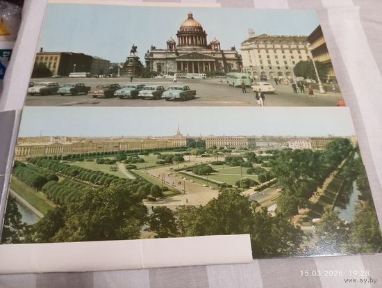 Набор репродукций Ленинград 1973. 21 шт. Большой формат