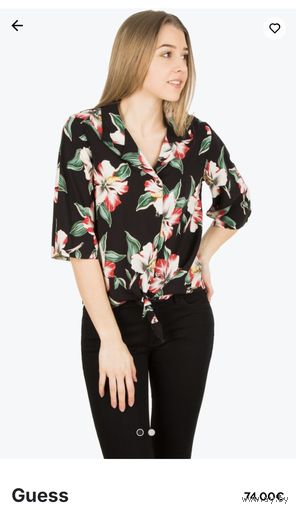 Лёгкая блузка с цветами Guess, XS-S