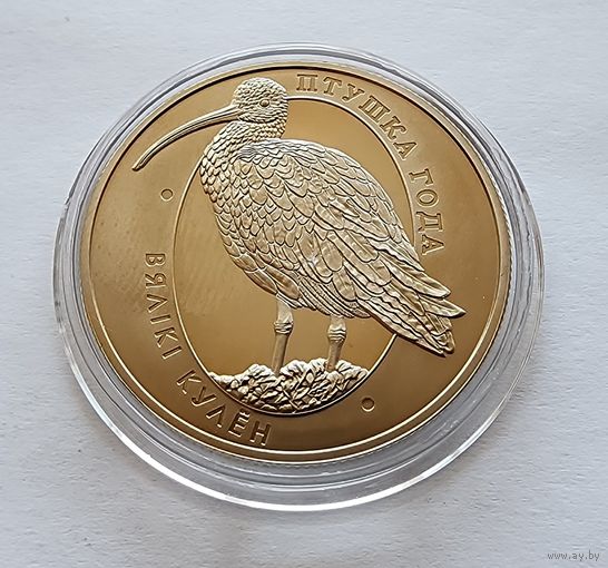 Беларусь 1 рубль, 2011 Большой кроншнеп