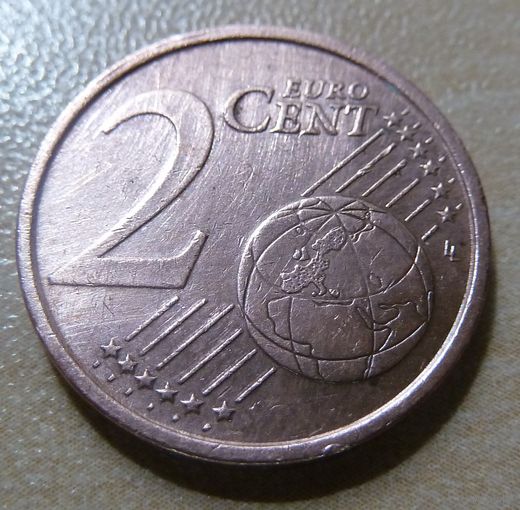 2 евроцента 2002 Италия