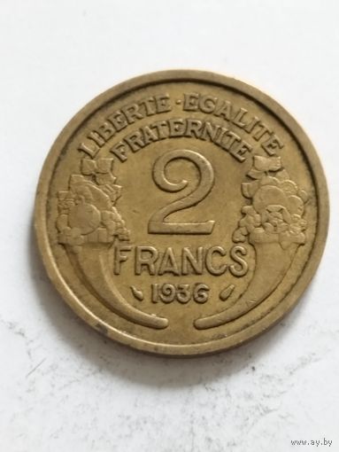 Франция 2 франка 1936