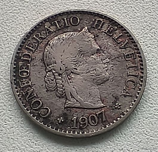 Швейцария 5 раппенов, 1907  3-5-34