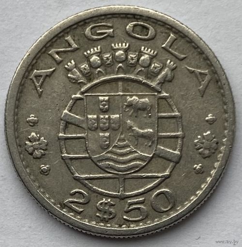 Ангола Португальская 2,5 эскудо 1969 г.