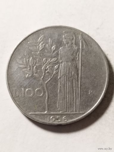 Италия 100 лир 1956
