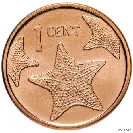 Багамы 1 цент, 2009 UNC