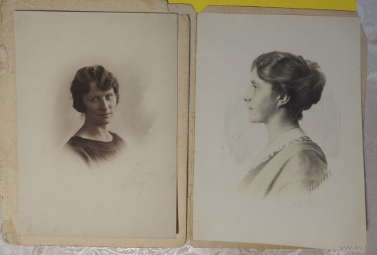 Фото большое "Эмигранты в Канаде", 1922 г., 22*16 см