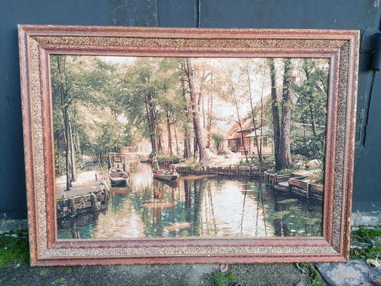 Большой, старинный Гобелен