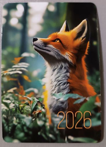 Лиса. Календарик, 2026