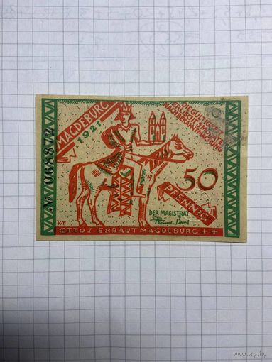 Нотгельд 50 пфеннигов 1921 год. -2112