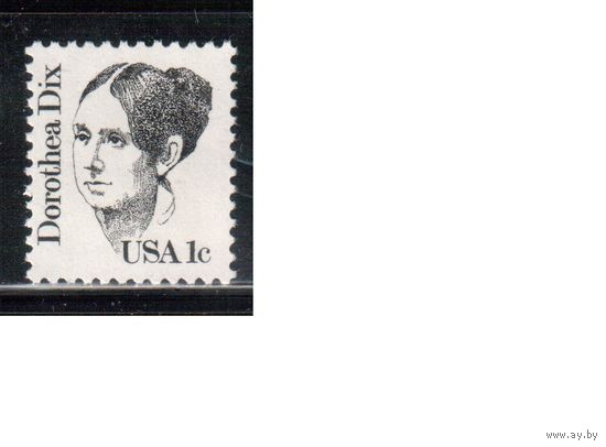 США-1983, (Мих.1657) , **  , Стандарт, Личности, (одиночка),