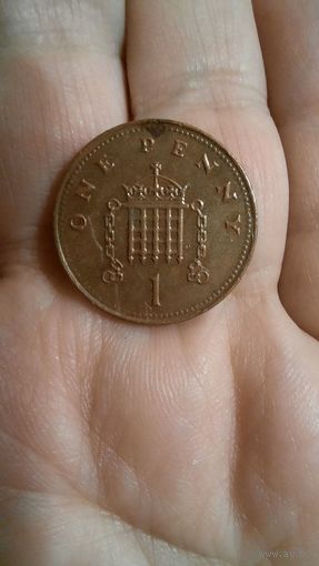 1 пенни 2005 год Великобритания