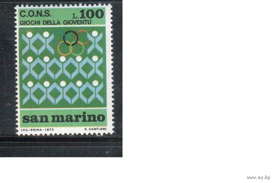 Сан-Марино-1973,(Мих.1028) , ** , Спорт,   ОИ(одиночка)