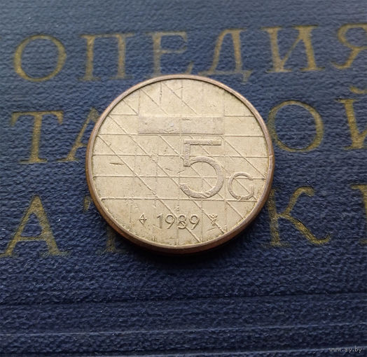 5 гульденов 1989 Нидерланды #01