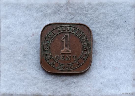 Werty71 Стрейтс Сеттлементс 1 цент 1926 Георг 5 Стрэйтс Сетлментс