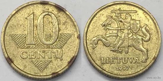 10 центов 1997 Литва