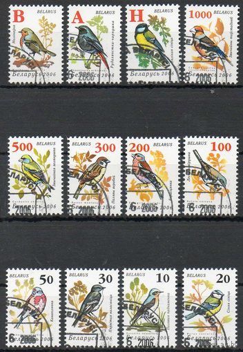 Девятый стандартный выпуск "Птицы сада" Беларусь 2006 год (648-659) серия из 12 марок