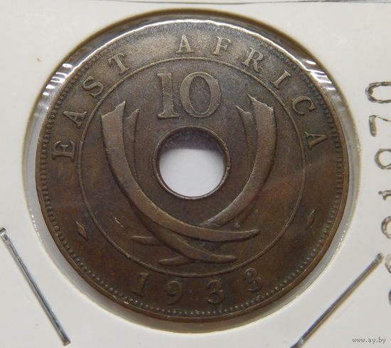 Британская Восточная Африка 10 центов 1933 г
