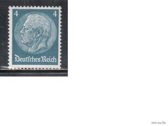 Германия(Рейх)-1933,(Мих.483) ** ,  Стандарт, Президент Гинденбург, ВЗ-2