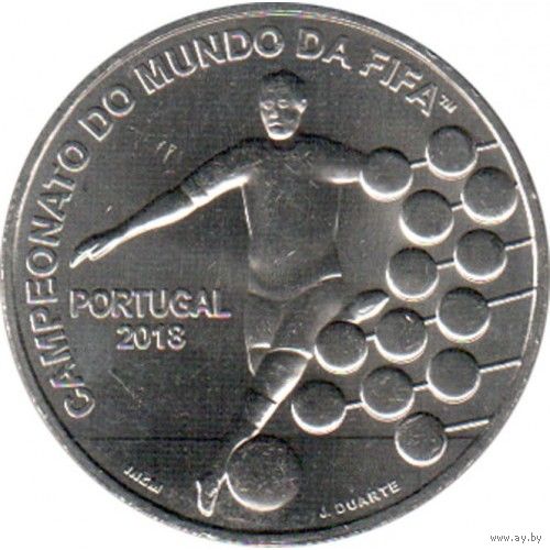 Португалия 2.5 евро, 2018 Чемпионат мира по футболу 2018, Россия UNC