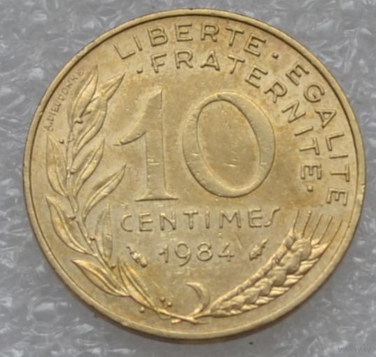Франция, 10 сантимов 1984 г.