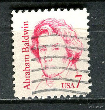 США - 1985 - Авраам Болдуин - [Mi. 1721] - полная серия - 1 марка. Гашеная.  (Лот 73GP)-T41P29