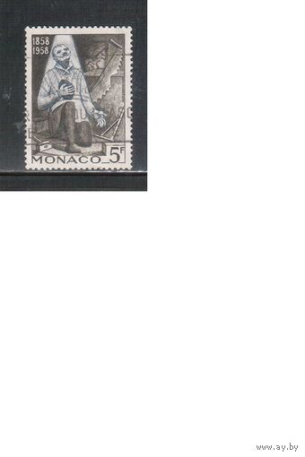 Монако-1958(Мих.593)  гаш. , Религия, Явление девы Марии в Лурде(2)