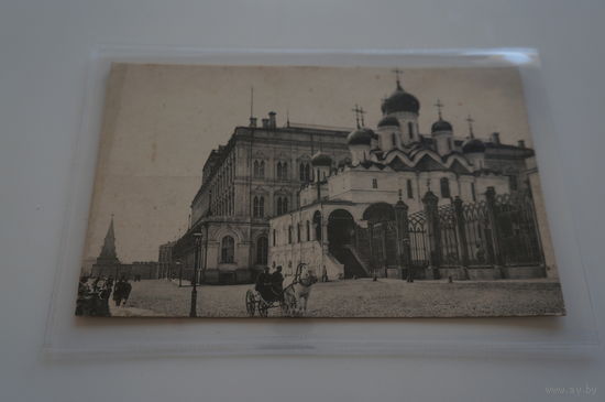 Благовещенский собор в Кремле. Фототипия Шерерь. Москва чистая. Moscou. Cathedrale. До 1917г.
