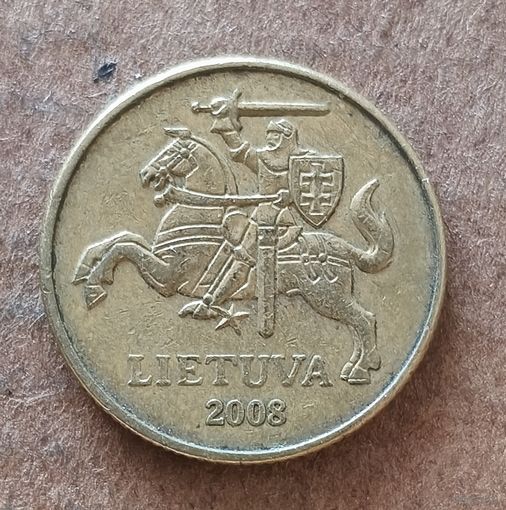 Литва 2-я республика 20 центов 2008 г., KM# 107