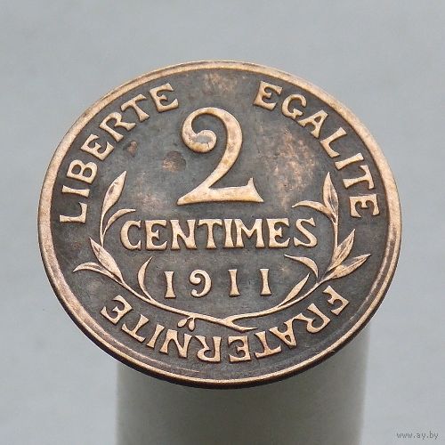 Франция 2 сантима 1911
