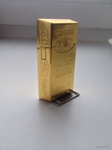 Зажигалка GOLD.пьезо