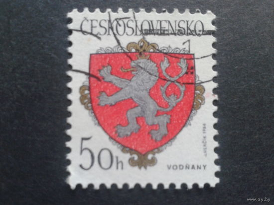 Чехословакия 1986 герб города