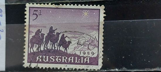 РАСПРОДАЖА. АВСТРАЛИЯ 1959г. Полная серия. Гаш.
