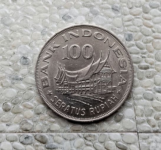 100 рупий 1978 года Индонезия. Республика Индонезия. Лес для процветания.