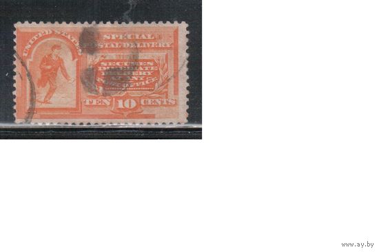 США-1893, (Мих.72),   гаш. , Спец.доставка, Почтальон(одиночка)