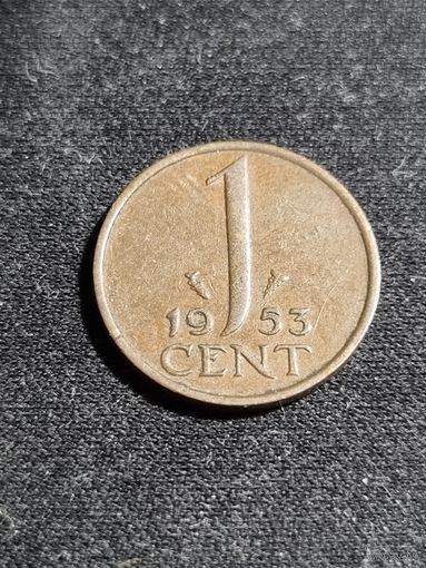 Нидерланды 1 цент 1953