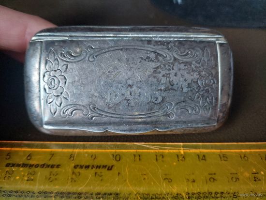 Шкатулка серебрение