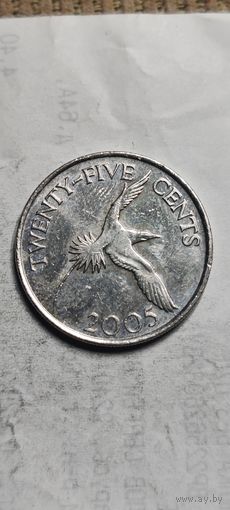 Бермудские острова 25 цент 2005