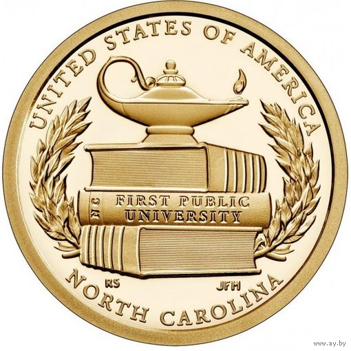 США 1 доллар, 2021 D Северная Каролина Первый государственный университет UNC