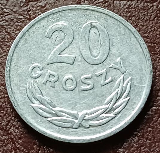 Польша 20 грошей, 1980     ( 2-1-7 )